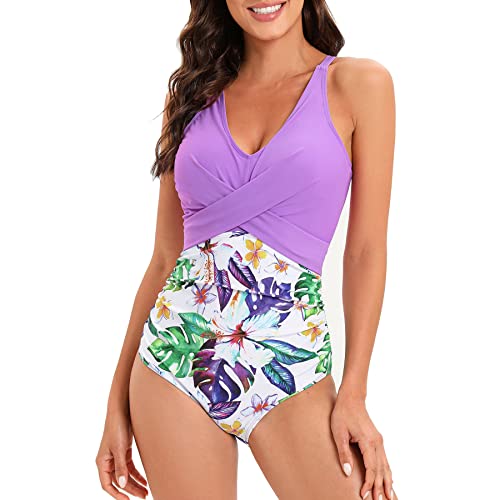 Zando Women Tribal Print Bikini African Metallic Swimsuit Two Piece Beachwear Cutout Halter Neck Bathing Suit Swimwear