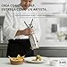 Imagen de B-ARS Dispensador Crema Batida Profesional Acero Inoxidable 1L Incluye Boquillas Decorativas Cepillo Limpieza Ebook Recetas Cocina Espumas Postres Fáciles y Creativos