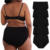 INNERSY Bragas Mujer Algodon Negras Braguitas Tallas Grandes