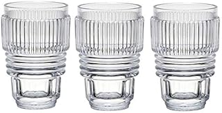 SELETTI Set 3 Bicchieri in Vetro Machine Collection Ø Cm.8,7 H.13