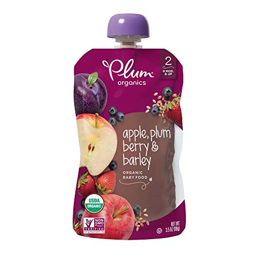 Plum Organics | Stage 2 | Organic Baby Food Meals [6+ Months] | Fruit, Veggie & Grain Variety Pack | 3.5 Ounce Pouch (Pack Of 18) #TOP4