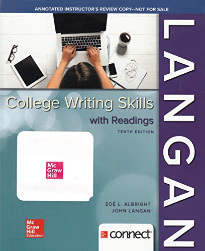 College Writing Skills with Readings | Tenth Edition | Annotated Edition