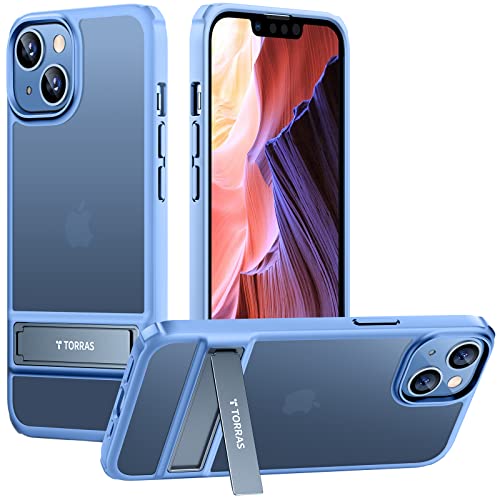 TORRAS Upgraded 360 Rotable Stand Magnetic Case for iPhone 16 Pro Max Case, Full Camera Protection, Fit for MagSafe,16FT Mil-Grade Drop Protection for iPhone 16 Pro Max (6.9"), Black Titanium