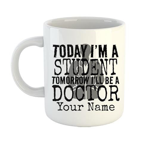 Happu® - Customise Coffee Mug with Doctor Name Printed, Student, ...