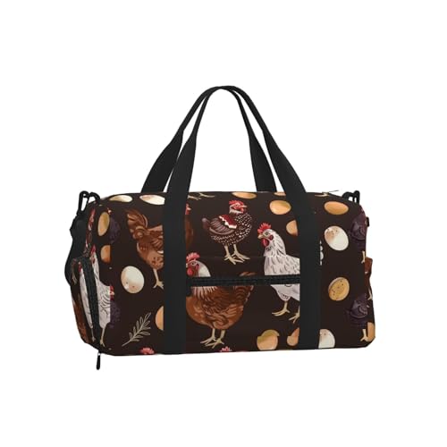 Bolsa de deporte de pollo ideal para regalar a amantes del baile y yoga de fin de semana