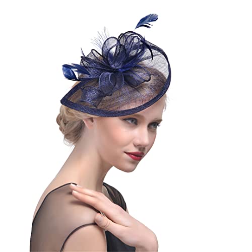 Bibi de mariage en maille avec pince pour coiffure stable et rapide