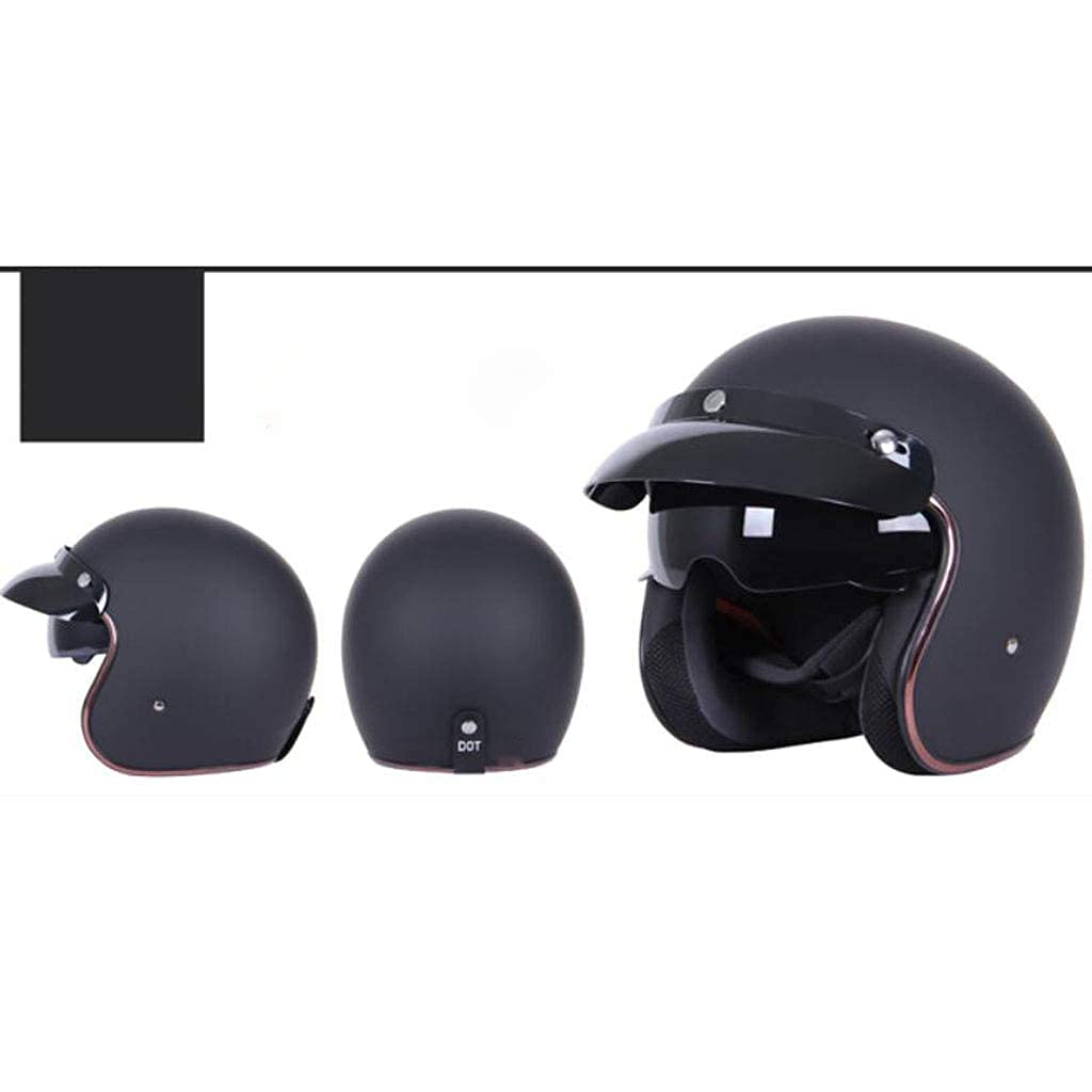Kask motocyklowy z certyfikatem ECE, kask motocyklowy Cruiser Chopper Open Face Retro kask Motocross Half Helmet