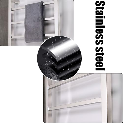 Toallero calefactable de pared para disfrutar de una toalla cálida al salir de la ducha 5