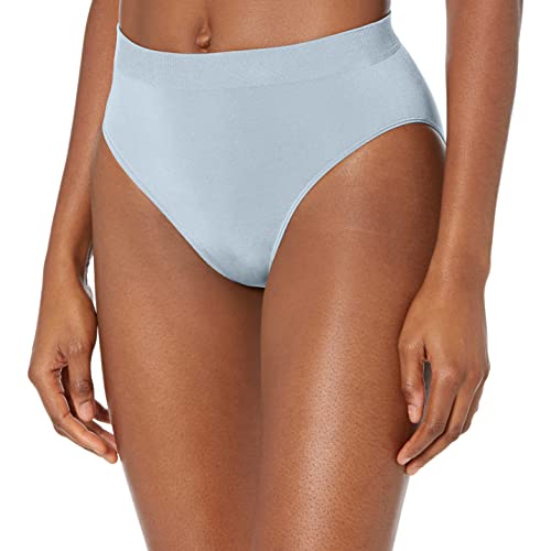 Wacoal Women's B-Smooth High-Cut Panty, Chambray Blue, Large #TOP4
