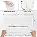 Back Scrubber for Shower and Dead Skin Removal, Exfoliating Body Scrubber for Smooth Skin Japan Washcloth for Shower & Bath, Versatile Body Scrub Towel, Ideal for Skincare, White Soft