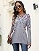 Zeagoo Plus Size Spring Clothes for Women Dressy Long Sleeve Tunic Tops Irregular Hem Tshirts Floral Sweatshirt