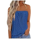 ZTFYKLIN Camiseta Sin Mangas Fashionable And Comfortable Cotton Like Short Sleeved T Shirt With Priced Printed Design (Blue, L) Top Lencero Beige Maillot Negro Bra Transparente Verde Manga Larga