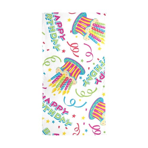 OTVEE Happy Birthday Colorful Cakes Scarfs for Women Lightweight Scarf Shawl Fashion Designer Scarves Shawls2