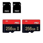 2 Pack 256GB Micro Memory Card Class 10 TF Card with Adapter High Speed Memory Card for Tablet,Camera,Drone(2 PCS)