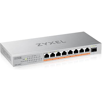 Zyxel Network Switch 8 Port Unmanaged 2.5G PoE++ XMG-108HP