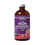 Maxion Iron Blood Booster Supplement to Combat Iron Deficiency Anemia, Fight Fatigue and Build Blood Cells, 250ml (1)