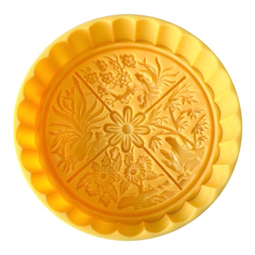 OAJABBGE Stampo per torta di luna pressata a mano Grande Festival Tradizionale Trattato Muffa Dolce Utensile da cucina Per gli appassionati di pasticceria