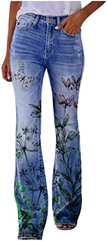 beshionljs Women Long Running Pants with Pockets Multiple Choice Print Casual Loose Pants High Waist Straight Leg Sweatpants