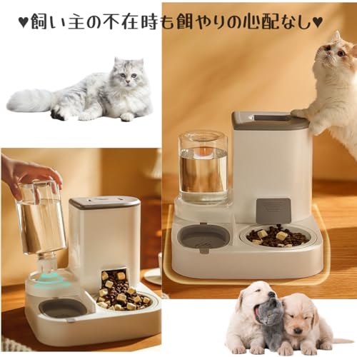 Little Bean® 自動給餌器 給水器 セット LB-PF001-Gray の商品画像 4