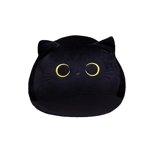 Black Cat Stuffed Animal Plush Toy Creative Cat Shape Soft