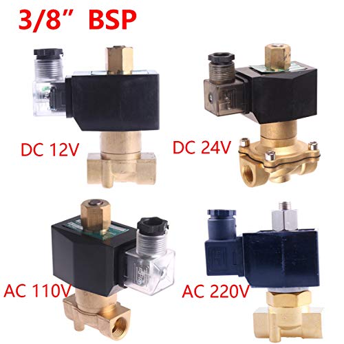 Électrovanne laiton 12V DN15 normalement ouverte vanne pneumatique eau air