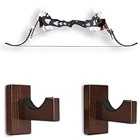 WLSANX Bogenhalterung Wandhalterung Holzbogen Aufhänger Bogenhaken Wandhalterung Bogen Lagerregal Universal Bogenhalter Ständer für Recurve Compound Bow Longbow Shop Display Bow