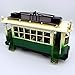 DynaSun Art Modellino Tram d’Epoca Vintage in Metallo, da Collezione in Stile Retro Auto Antico Scala 1:40 25 cm