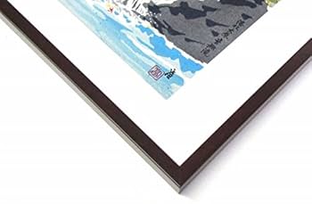 Amazon.co.jp: 徳力富吉郎『音無滝』木版画 風景画 京都 大原