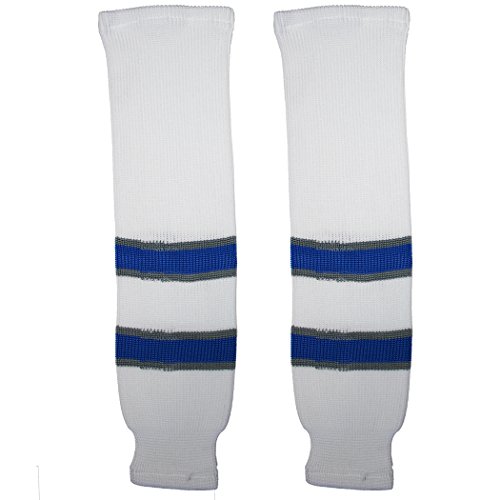 TronX Winnipeg Knit Hockey Socks (20 Inch - White)