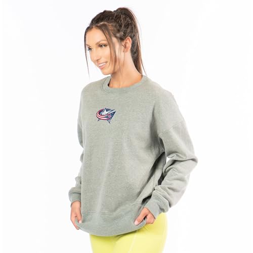 NHL Columbus Blue Jackets Women's Long Sleeve Cozy Tee, Lightweight