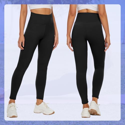 TNNZEET High Waist Leggings Damen Elastische Leggins Weiche Sporthose für Sport Gym