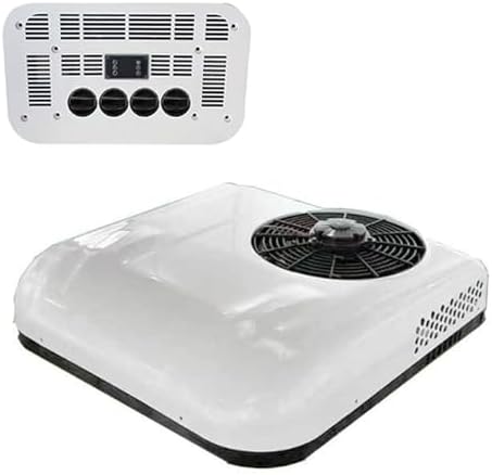 12V/24V Rooftop Air Conditioner for RV, Truck, Bus & Camper - High-Efficiency Parking Air Conditioning with Powerful Cooling Function - Ideal for Tractors & Outdoor Use