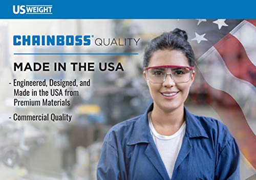 Us Weight Chainboss Orange Plastic Safety Chain With Sun Shield Uv Resistant Technology - 10 Ft #TOP2