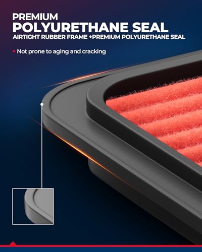 KAX Filtro de ar de motor premium, substituição GAF005 (CA10013) para modelos Acura, Honda | MDX 200