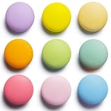 SUNURS 16/9-Piece Cute Colorful Fridge Magnets – Glossy & Matte Finish Refrigerator Magnets for Whiteboard, Locker, Kitchen, Office – Strong Decorative Magnetic Stickers (9 Colors, Multi-Pack)