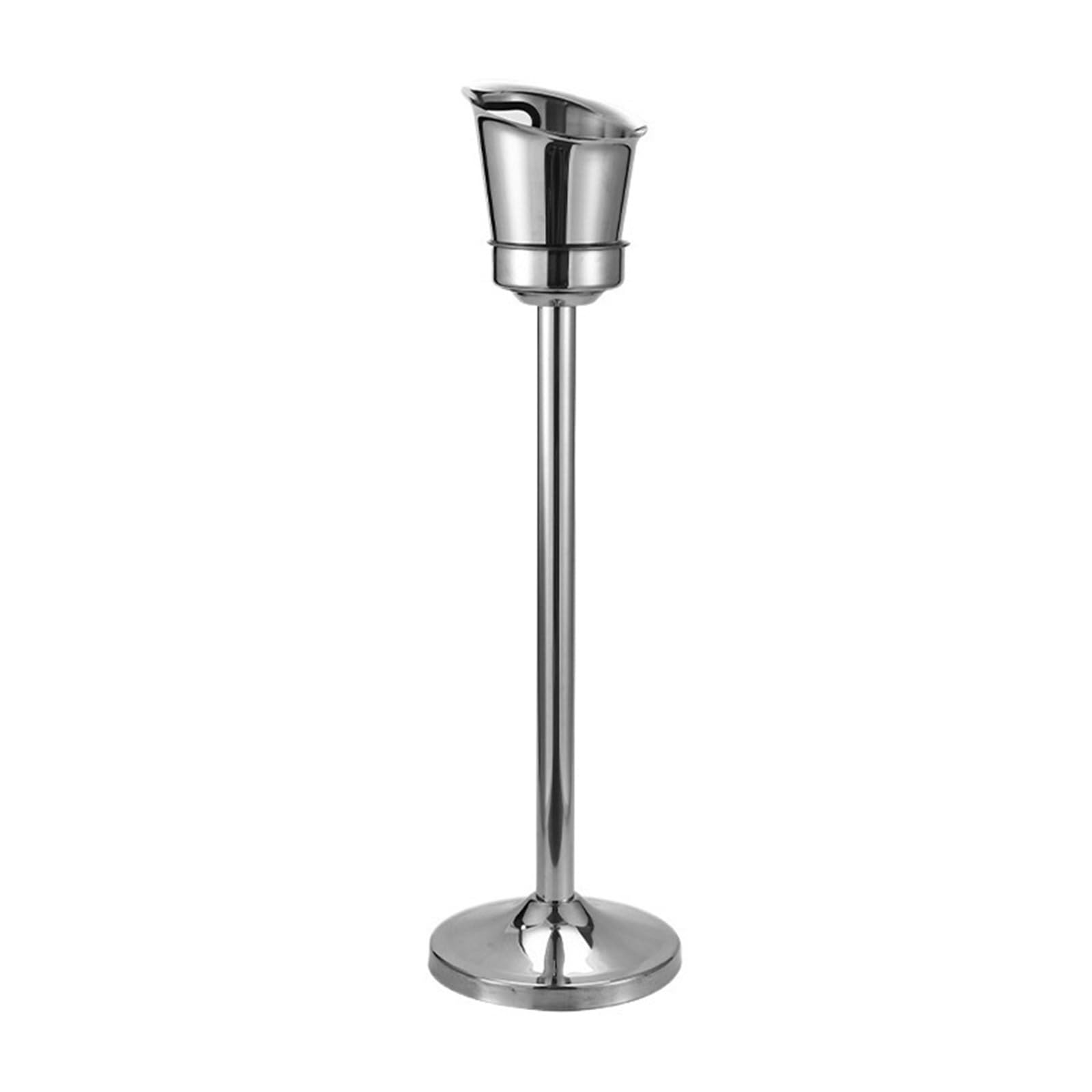 Lijiaxiuyc-101 ice bucket Ice Bucket With Stand Stainless Steel Cube Container For Party Bar Ktv Bbq Home champagne bucket(Large)