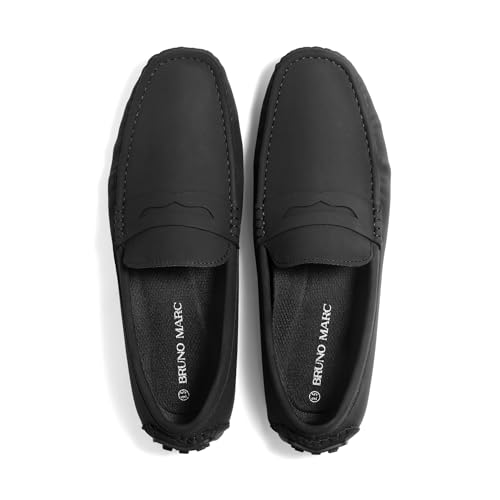 Bruno Marc Men's Slip-on Penny Loafer Suede Driving Shoes3
