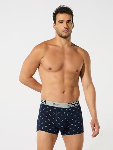 Image of ESSA Men's Cotton Trunks (Pack of 5) | Comfortable & Breathable Underwear, Innerwear Stylish Design | Ideal for Everyday Wear