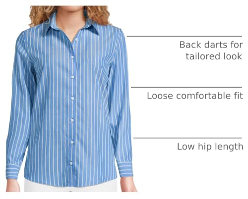 Image of Lands' End Women's Pinwale Cord Long Sleeve Shirt