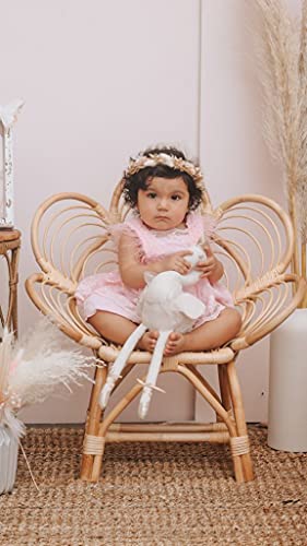 Handmade Sustainable Rattan Kids Baby Nursery Flower Chair #TOP1