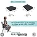Back Wedge Cushion for Support, Stress Relief, and Posture When Sitting in Chair Or Car (Large Size 15”)