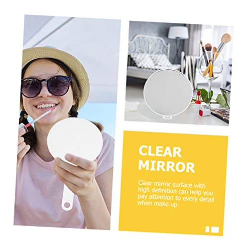Ipetboom 4 Peças Espelho De Vaidade Portátil Espelho De Maquiagem Espelho Portátil Espelho De Vidro