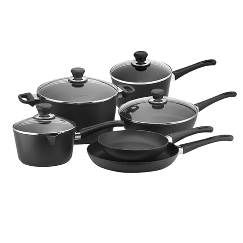 Scanpan Classic 10 Piece Cookware Set – Compatible with Gas and Electric Stovetops