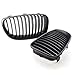 CHENGQIAN Grill Grille, paraurti Anteriore Sport Kidney Grill Grille per BMW E81 E82 E87 E88 1 Serie LCI 2007-2013 (Opaco Nero)