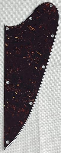 For Fit Gibson Firebird Blank Style Scratch Plate Guitar Pickguard (4 Ply Brown Tortoise)
