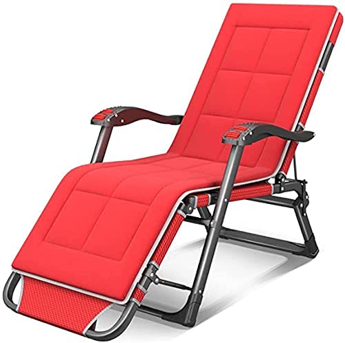 Chaise longue de jardin pliable XL pour pause déjeuner au bureau