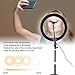 LED Ring Light for Live Streaming, Wireless Fill Light with Phone Holder, 3200K - 5600K Adjustable Color Temperature, 120 LED Beads Studio Lighting for Selfie, Tattoo, Beauty