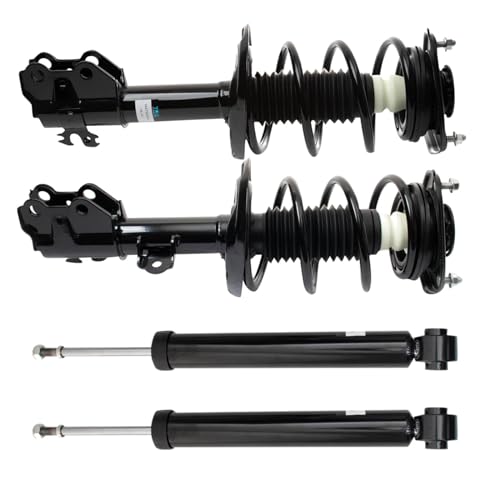 Image of TRQ Front and Rear Complete Strut Assembly & Shock Absorber Kit Complete Strut & Coil Spring Assembly Compatible with 2018-2022 Toyota C-HR