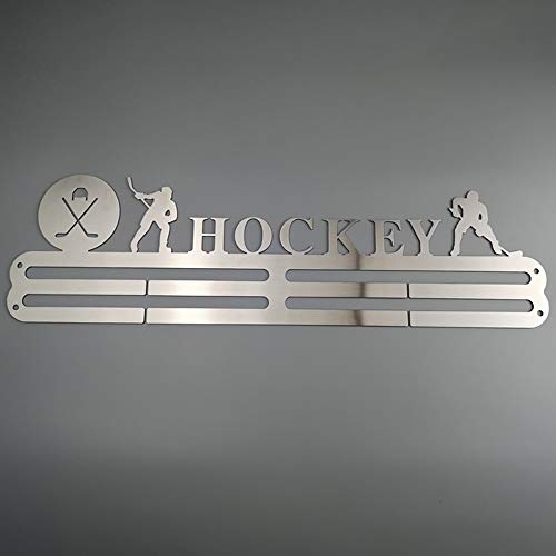 ZHXY Medallero Colgador de medallas Expositor de medallas,Carrera,medallas Deportivas Disco Nunca Give UP Medalla Visualización Stainless Steel Holder Todo en Soporte de medallas Deportivas