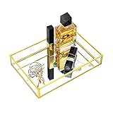 【Mantenga Todo Ordenado】 -- diseñado en el tamaño correcto, por lo que es muy adecuado para perfumes, joyas, productos para el cuidado de la piel, cremas, anillos, aretes, collares, accesorios, etc. mesa y hacer que todos los artículos diarios estén al alcance, es la elección perfecta para la decoración del hogar.